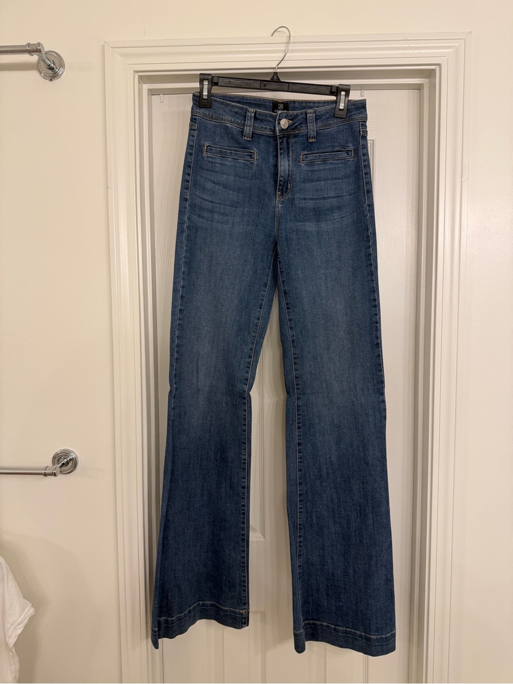 JUST BLACK Classic High-Rise Wide-Leg Jeans - Blue